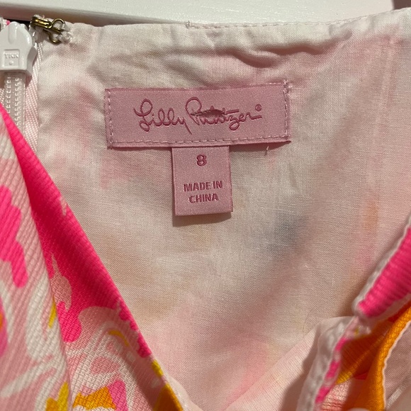 Lilly Pulitzer LENORE Dress Style #23499 Size 8 in Kir Royal Pink Ooh La La - Picture 4 of 6